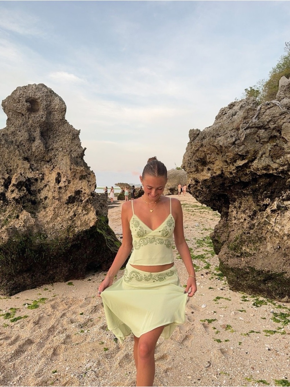 Princess Polly green set